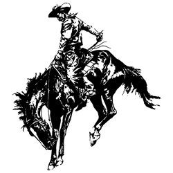 Cowboy Rodeo American Western SVG