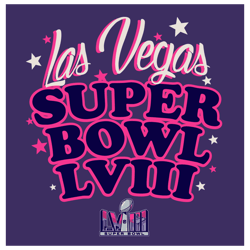 Las Vegas Super Bowl Lviii Logo SVG