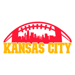 Kansas City Football Skyline SVG Digital Download Untitled