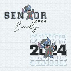 custom stitch graduation senior 2024 svg