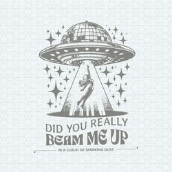 did you really beam me up down bad lyrics svg