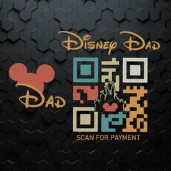 disney dad scan for payment svg