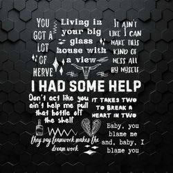 i had some help you got a lot of nerve svg