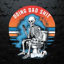 doing dad shit funny skeleton png