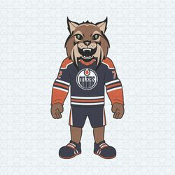 edmonton oilers standard hunter mascot svg digital download
