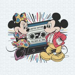 disney the best of 1984 cassette birthday svg