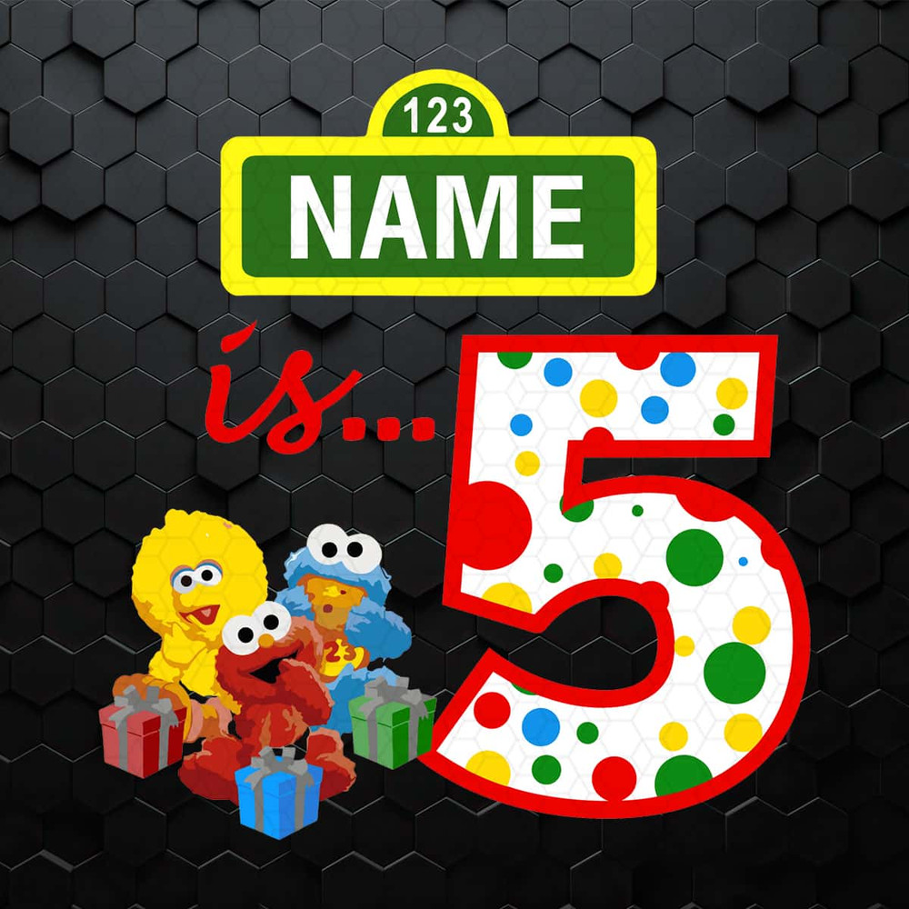 Custom Sesame Street 5th Birthday PNG.jpg