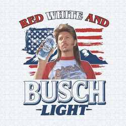 joe dirt red white and busch light png