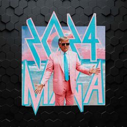 retro maga donald trump 2024 png