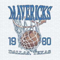retro mavericks basketball 1980 texas png