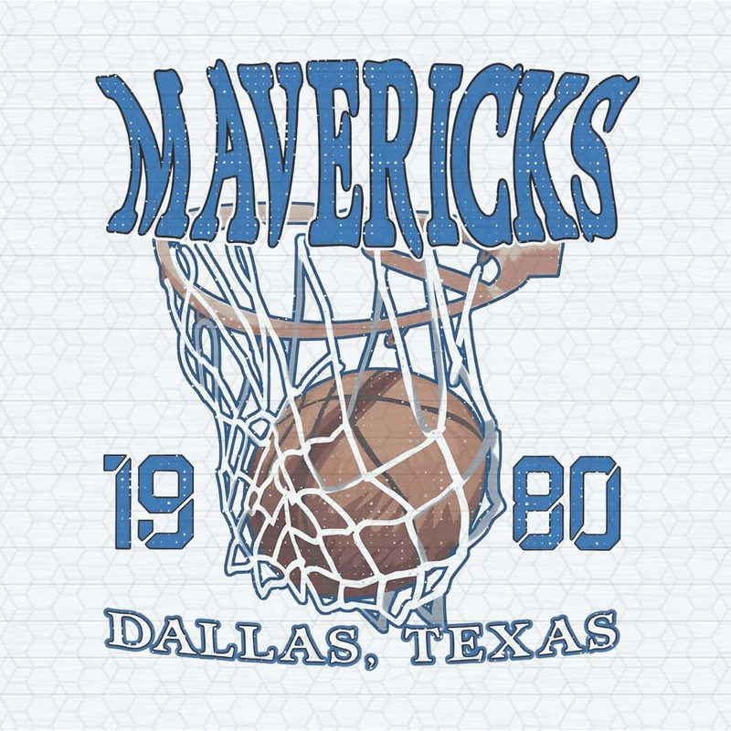 Retro Mavericks Basketball 1980 Texas PNG.jpg
