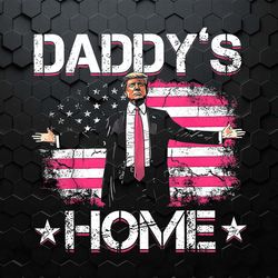 trump daddys home republican american flag png
