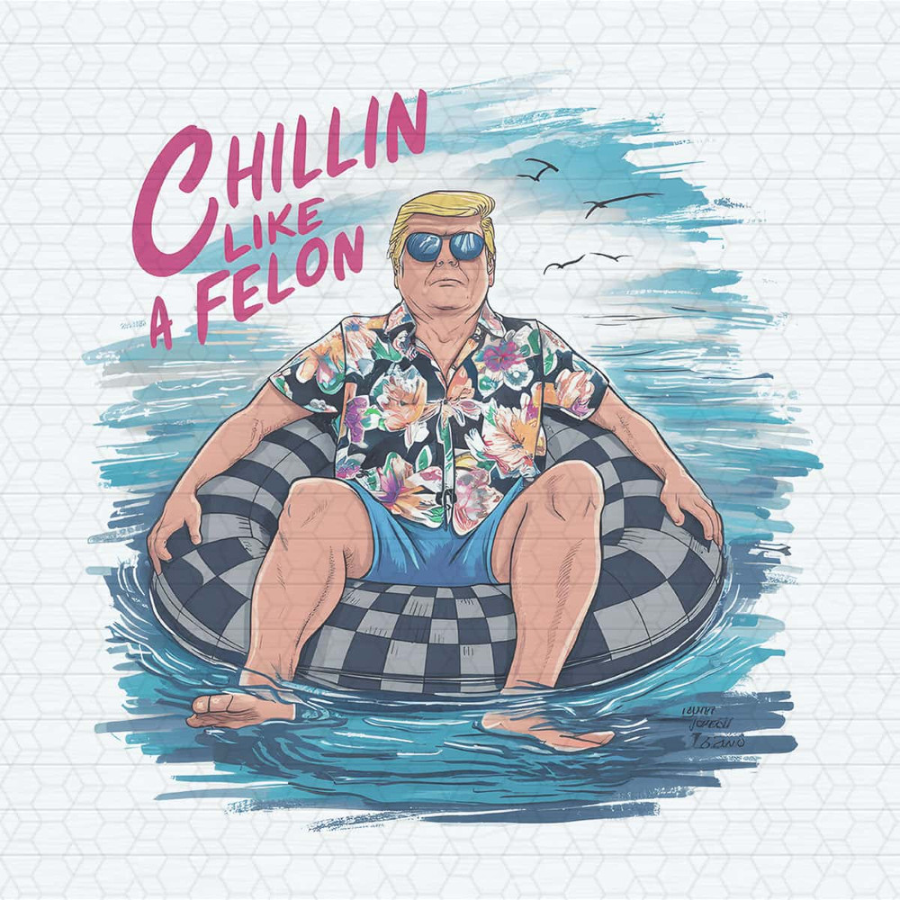 Retro Chillin Like A Felon Great Maga King PNG.jpg