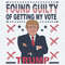 Trump For President Found Guilty Of Getting My Vote SVG.jpg