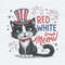 Patriotic Cat Red White And Meow PNG.jpg