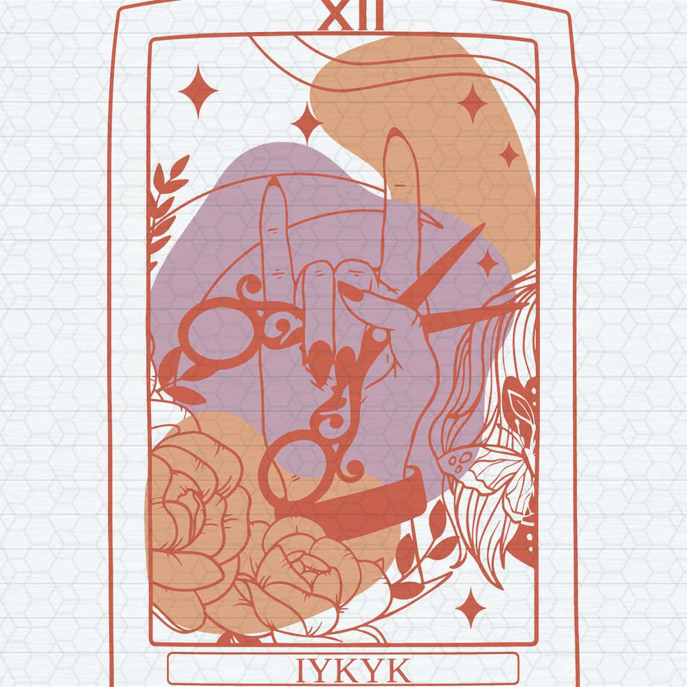 Iykyk Lesbian Sapphic Tarot Card SVG.jpg