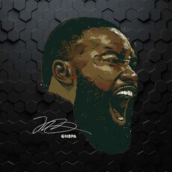 jaylen brown scream celtics player svg