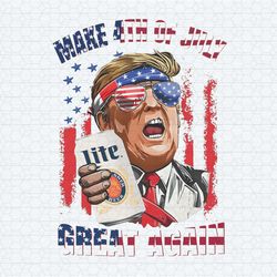 trump michelob ultra make 4th of july great again png