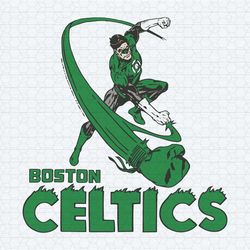 the green lantern boston celtics comics svg
