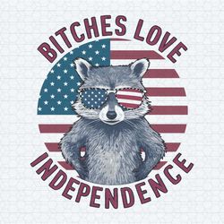 retro bitches love independence us flag png