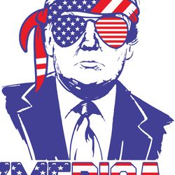 4th of july trump independence svg donald trump merica svg american flag svg