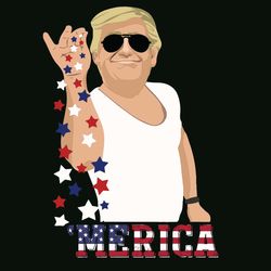 america flag merica donald trump salt svg independence day 4th of july svg