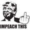 Donald Trump Giving The Middle Finger SVG, Trump Impeach This, Funny Trump SVG.jpg