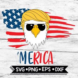 patriotic merica american eagle donald trump svg png dxf eps download files