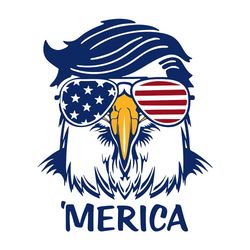 trump merica merica svg eagle trump svg trump 4th of july design