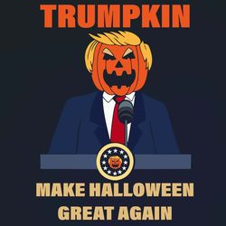 trumpkin make halloween great again halloween party svg support trump svg