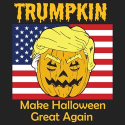 trumpkin make halloween great again svg halloween gift american flag svg