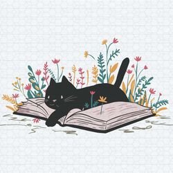 black cat international day gift for cat lover svg