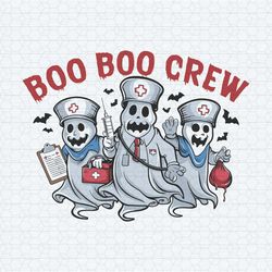 boo boo crew halloween nurse halloween svg