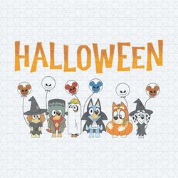 halloween bluey friends cartoon png