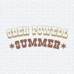 glen powell summer twisters actor svg