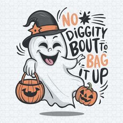 no diggity bout to bag it up halloween svg