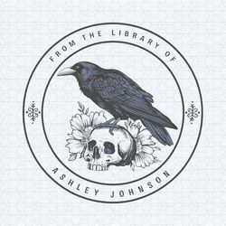 from the library of ashley johnson custom png