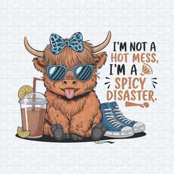 highland baby cow funny im not a hot mess png