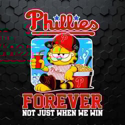garfield cat phillies forever not when win png
