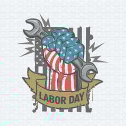 happy labor day patriotic american flag svg