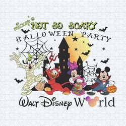 not so scary halloween party walt disney world png