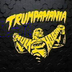 retro trumpamania hogan supporter svg