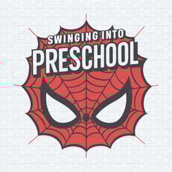 swinging into preschool summer end svg