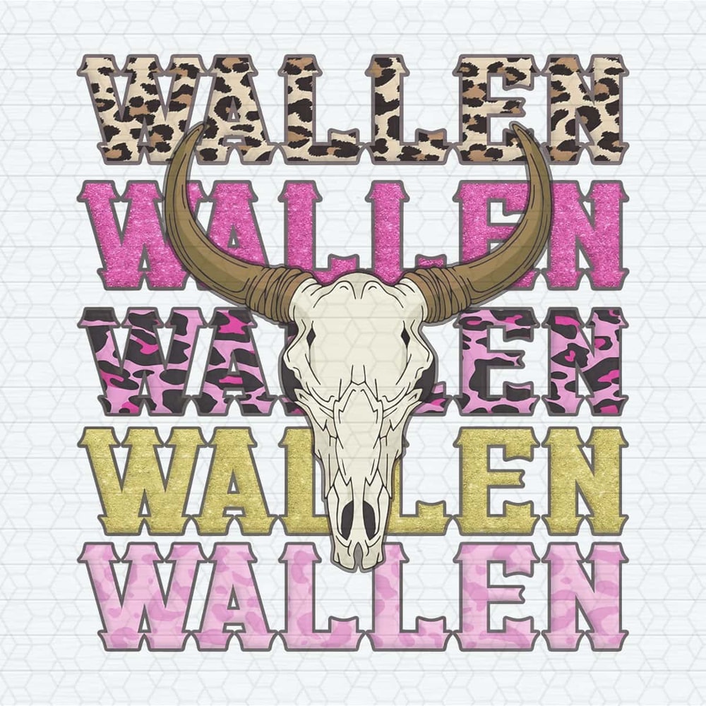 Morgan Wallen Western Bull Skull PNG.jpg