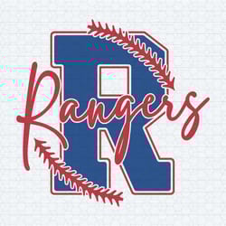 retro rangers baseball mlb game day svg