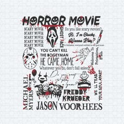halloween horror movie do you like scary movies svg