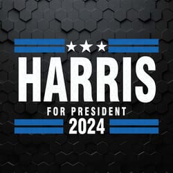 harris for president 2024 kamala harris campaign svg