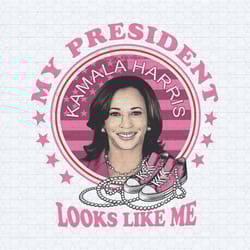 kamala harris my president looks like me png