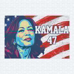 vintage kamala 47 for president png