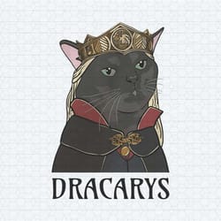 zoned out black cat dracarys png